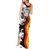 Personalized Germany Football 2026 Eagle Mascot Tank Maxi Dress German Flag Heritage - Soccer Ball Burst
