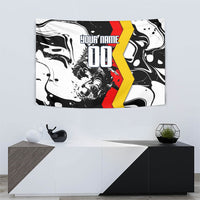 Personalized Germany Football 2026 Eagle Mascot Tapestry German Flag Heritage - Soccer Ball Burst