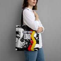 Personalized Germany Football 2026 Eagle Mascot Tote Bag German Flag Heritage - Soccer Ball Burst