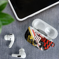 Personalized Germany Football AirPods Case Deutschland Power Eagle Mascot - Championship Spirit
