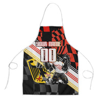 Personalized Germany Football Apron Deutschland Power Eagle Mascot - Championship Spirit