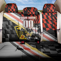 Personalized Germany Football Back Car Seat Cover Deutschland Power Eagle Mascot - Championship Spirit