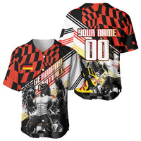 Personalized Germany Football Baseball Jersey Deutschland Power Eagle Mascot - Championship Spirit