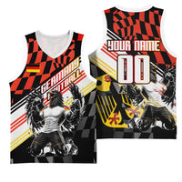 Personalized Germany Football Basketball Jersey Deutschland Power Eagle Mascot - Championship Spirit