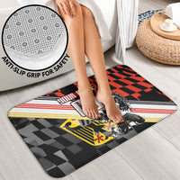Personalized Germany Football Bathroom Set Deutschland Power Eagle Mascot - Championship Spirit