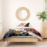 Personalized Germany Football Bedding Set Deutschland Power Eagle Mascot - Championship Spirit