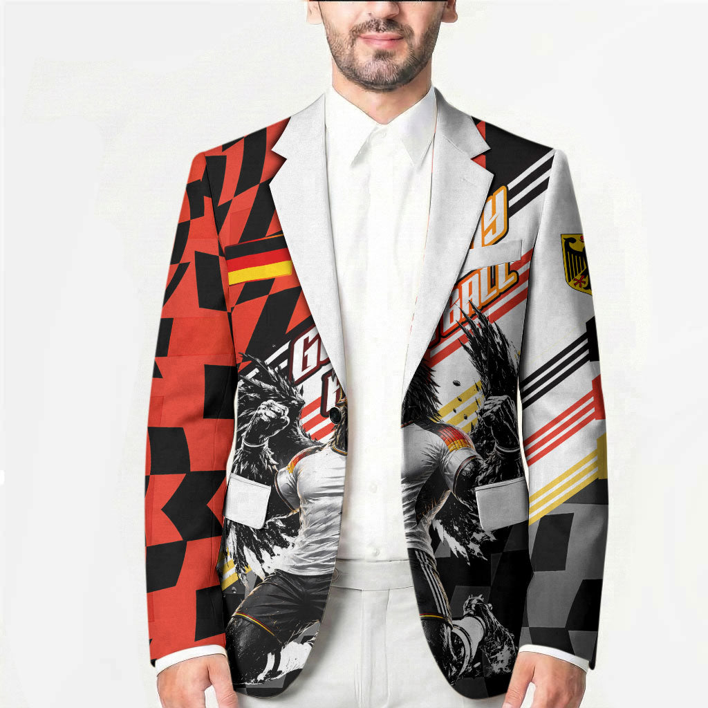 Personalized Germany Football Blazer Deutschland Power Eagle Mascot - Championship Spirit
