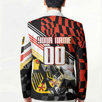 Personalized Germany Football Blazer Deutschland Power Eagle Mascot - Championship Spirit