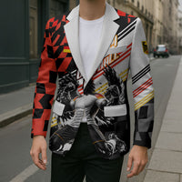 Personalized Germany Football Blazer Deutschland Power Eagle Mascot - Championship Spirit
