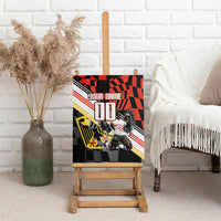 Personalized Germany Football Canvas Wall Art Deutschland Power Eagle Mascot - Championship Spirit