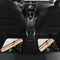 Personalized Germany Football Car Mats Deutschland Power Eagle Mascot - Championship Spirit