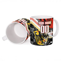 Personalized Germany Football Ceramic Mug Deutschland Power Eagle Mascot - Championship Spirit