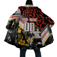 Personalized Germany Football Cloak Deutschland Power Eagle Mascot - Championship Spirit