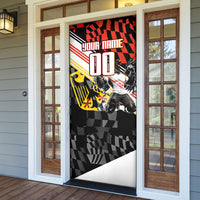 Personalized Germany Football Door Cover Deutschland Power Eagle Mascot - Championship Spirit
