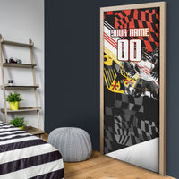 Personalized Germany Football Door Cover Deutschland Power Eagle Mascot - Championship Spirit