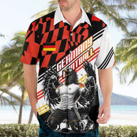 Personalized Germany Football Hawaiian Shirt Deutschland Power Eagle Mascot - Championship Spirit