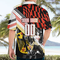 Personalized Germany Football Hawaiian Shirt Deutschland Power Eagle Mascot - Championship Spirit
