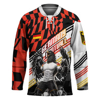 Personalized Germany Football Hockey Jersey Deutschland Power Eagle Mascot - Championship Spirit