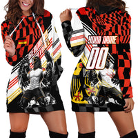 Personalized Germany Football Hoodie Dress Deutschland Power Eagle Mascot - Championship Spirit