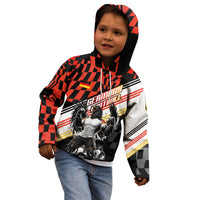 Personalized Germany Football Kid Hoodie Deutschland Power Eagle Mascot - Championship Spirit