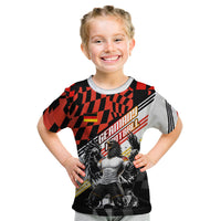Personalized Germany Football Kid T Shirt Deutschland Power Eagle Mascot - Championship Spirit