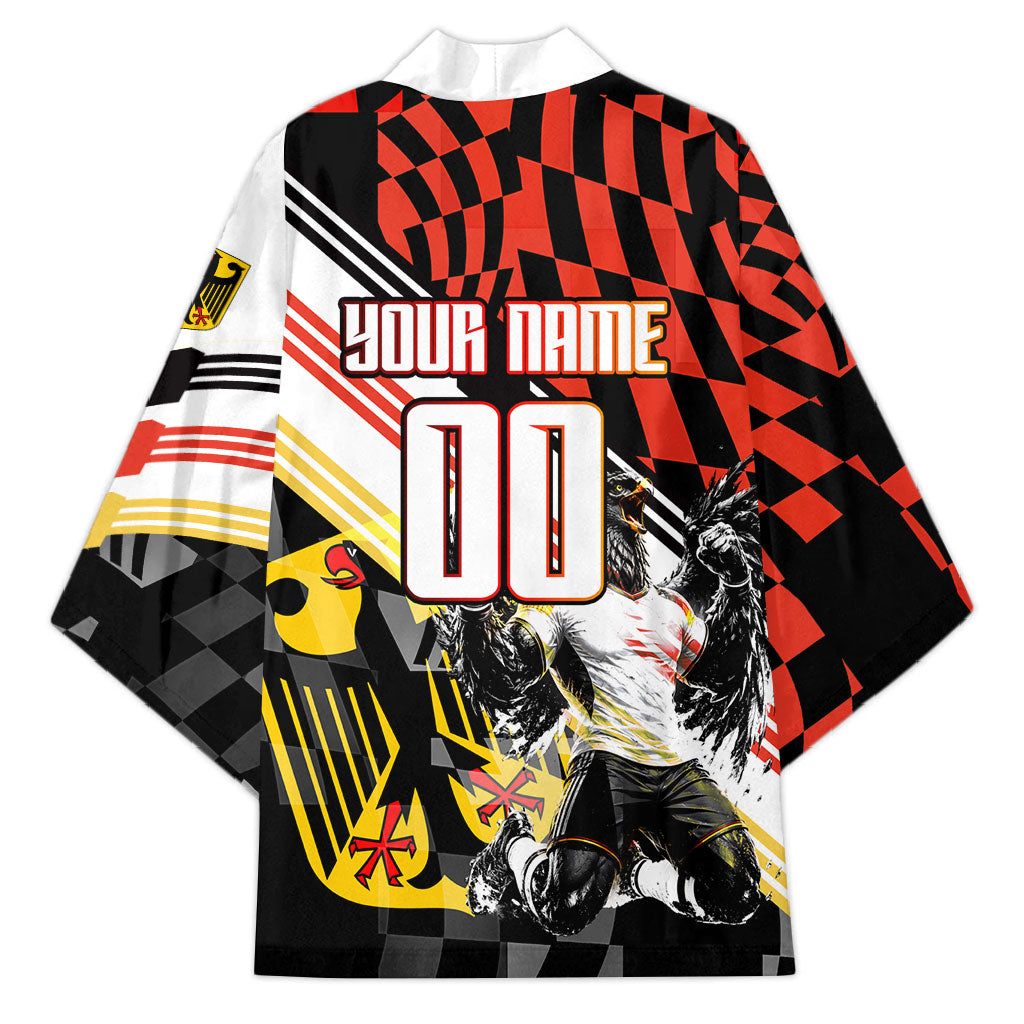 Personalized Germany Football Kimono Deutschland Power Eagle Mascot - Championship Spirit