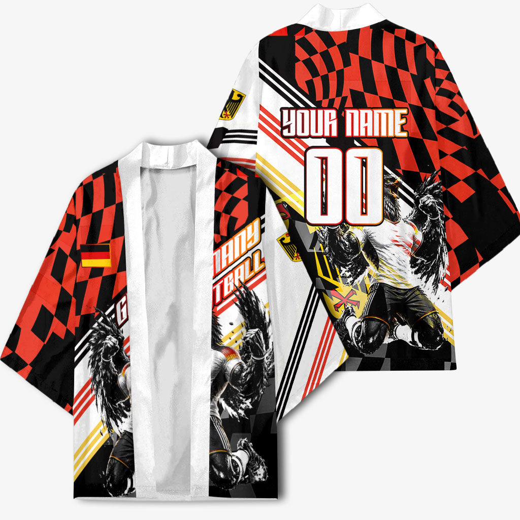 Personalized Germany Football Kimono Deutschland Power Eagle Mascot - Championship Spirit