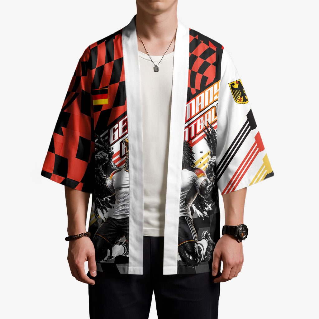 Personalized Germany Football Kimono Deutschland Power Eagle Mascot - Championship Spirit