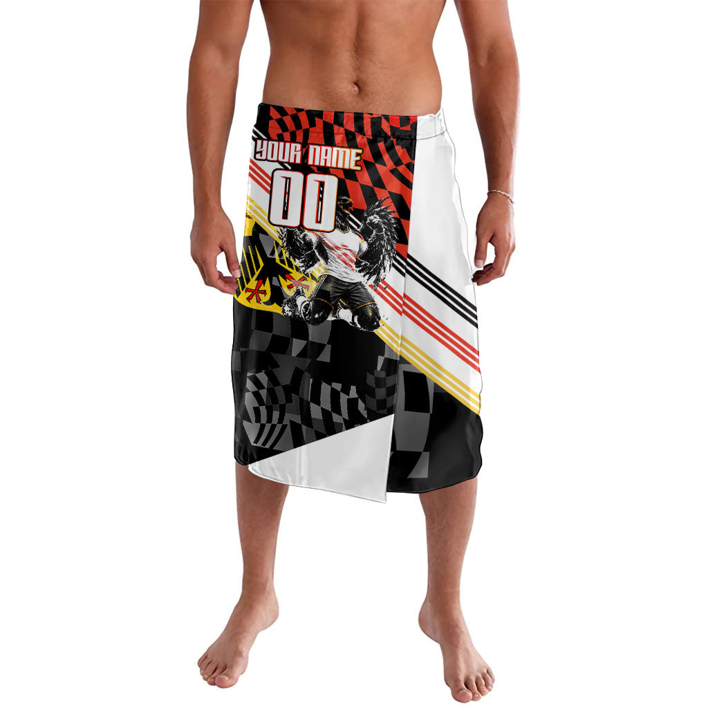 Personalized Germany Football Lavalava Deutschland Power Eagle Mascot - Championship Spirit