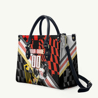 Personalized Germany Football Leather Bag Deutschland Power Eagle Mascot - Championship Spirit