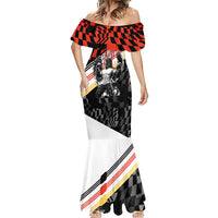 Personalized Germany Football Mermaid Dress Deutschland Power Eagle Mascot - Championship Spirit