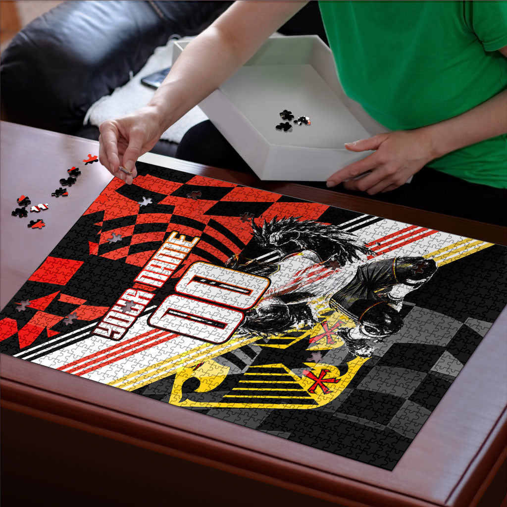 Personalized Germany Football Puzzle Deutschland Power Eagle Mascot - Championship Spirit
