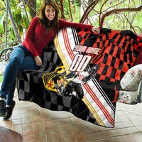 Personalized Germany Football Quilt Deutschland Power Eagle Mascot - Championship Spirit