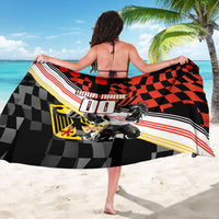 Personalized Germany Football Sarong Deutschland Power Eagle Mascot - Championship Spirit