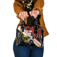 Personalized Germany Football Shoulder Handbag Deutschland Power Eagle Mascot - Championship Spirit