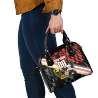 Personalized Germany Football Shoulder Handbag Deutschland Power Eagle Mascot - Championship Spirit