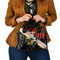 Personalized Germany Football Shoulder Handbag Deutschland Power Eagle Mascot - Championship Spirit