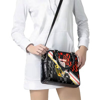 Personalized Germany Football Shoulder Handbag Deutschland Power Eagle Mascot - Championship Spirit