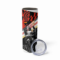 Personalized Germany Football Skinny Tumbler Deutschland Power Eagle Mascot - Championship Spirit