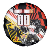 Personalized Germany Football Spare Tire Cover Deutschland Power Eagle Mascot - Championship Spirit