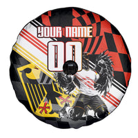 Personalized Germany Football Spare Tire Cover Deutschland Power Eagle Mascot - Championship Spirit