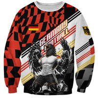 Personalized Germany Football Sweatshirt Deutschland Power Eagle Mascot - Championship Spirit