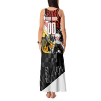 Personalized Germany Football Tank Maxi Dress Deutschland Power Eagle Mascot - Championship Spirit