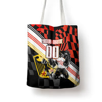 Personalized Germany Football Tote Bag Deutschland Power Eagle Mascot - Championship Spirit