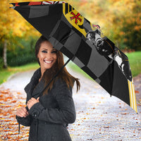 Personalized Germany Football Umbrella Deutschland Power Eagle Mascot - Championship Spirit
