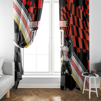 Personalized Germany Football Window Curtain Deutschland Power Eagle Mascot - Championship Spirit