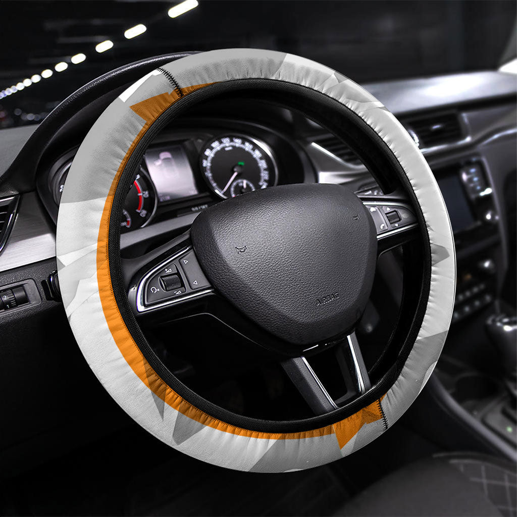 Ivory Coast Football Elephant Champion Steering Wheel Cover Cote d Ivoire Flag Colors Heritage