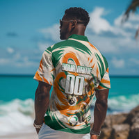 Personalized Ivory Coast Football Hawaiian Shirt Les Elephants Swirl Pattern Heritage Mascot Art