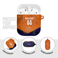 Personalized Netherlands Football Lion AirPods Case Oranje Pride Holland National Flag Graffiti Art