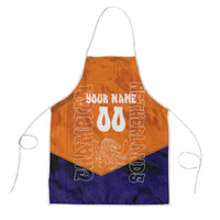 Personalized Netherlands Football Lion Apron Oranje Pride Holland National Flag Graffiti Art